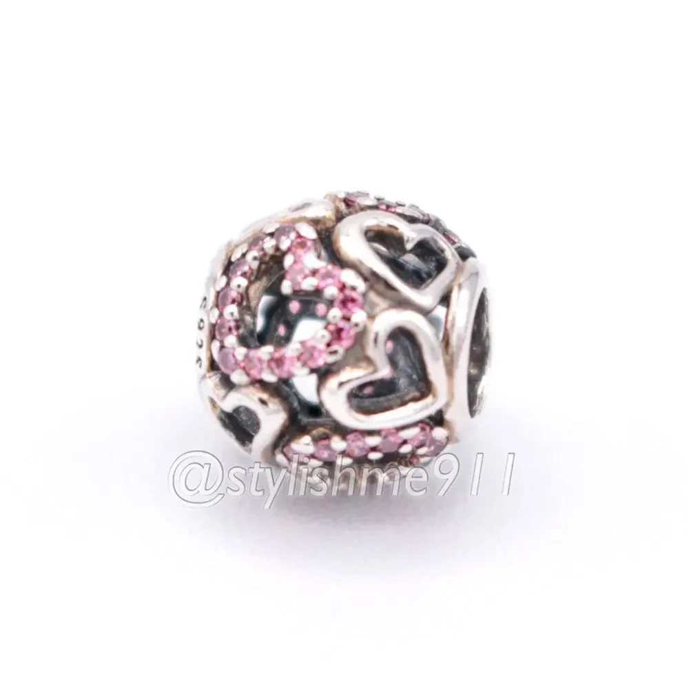 Authentic PANDORA Falling in Love Charm - 791424CZS